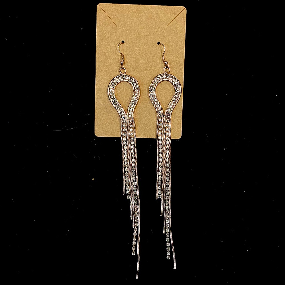 Rose Gold dangling earrings